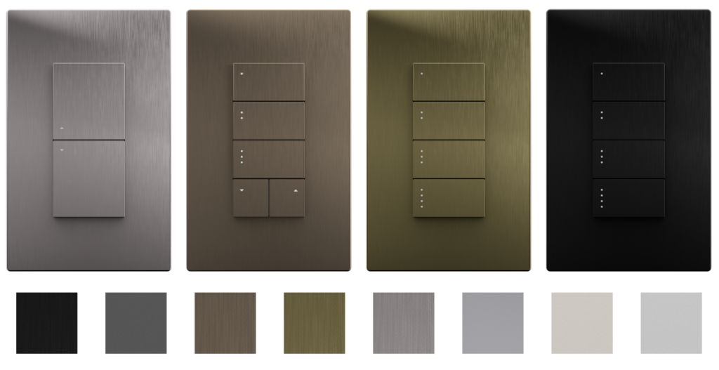 Ascend Keypads, available in a variety of standard & premium finishes